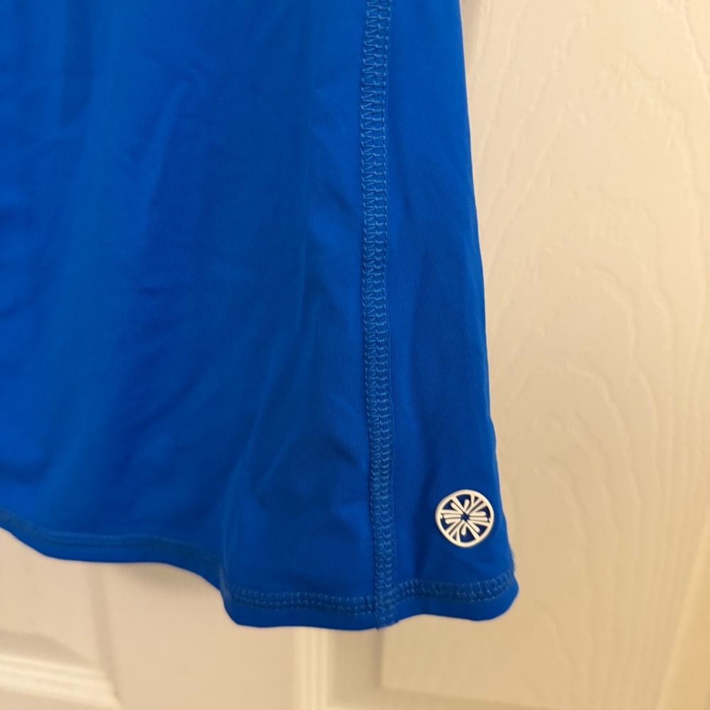 NWT Lilly Pulitzer Luxletic Pilar Bra Tank UPF 50 in Bluefin - Picture 7 of 7